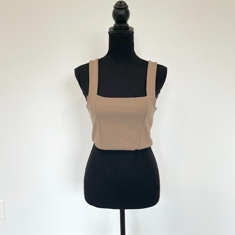 Fashion Nova Brown Cropped Top